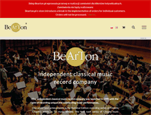 Tablet Screenshot of bearton.pl